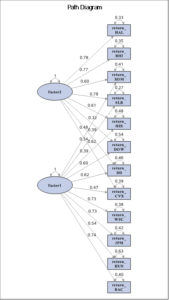 Factor Analysis Path Diagram